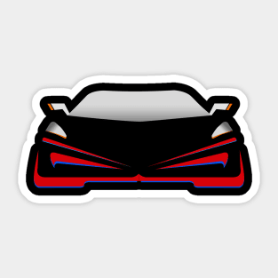 Racing Car Sticker